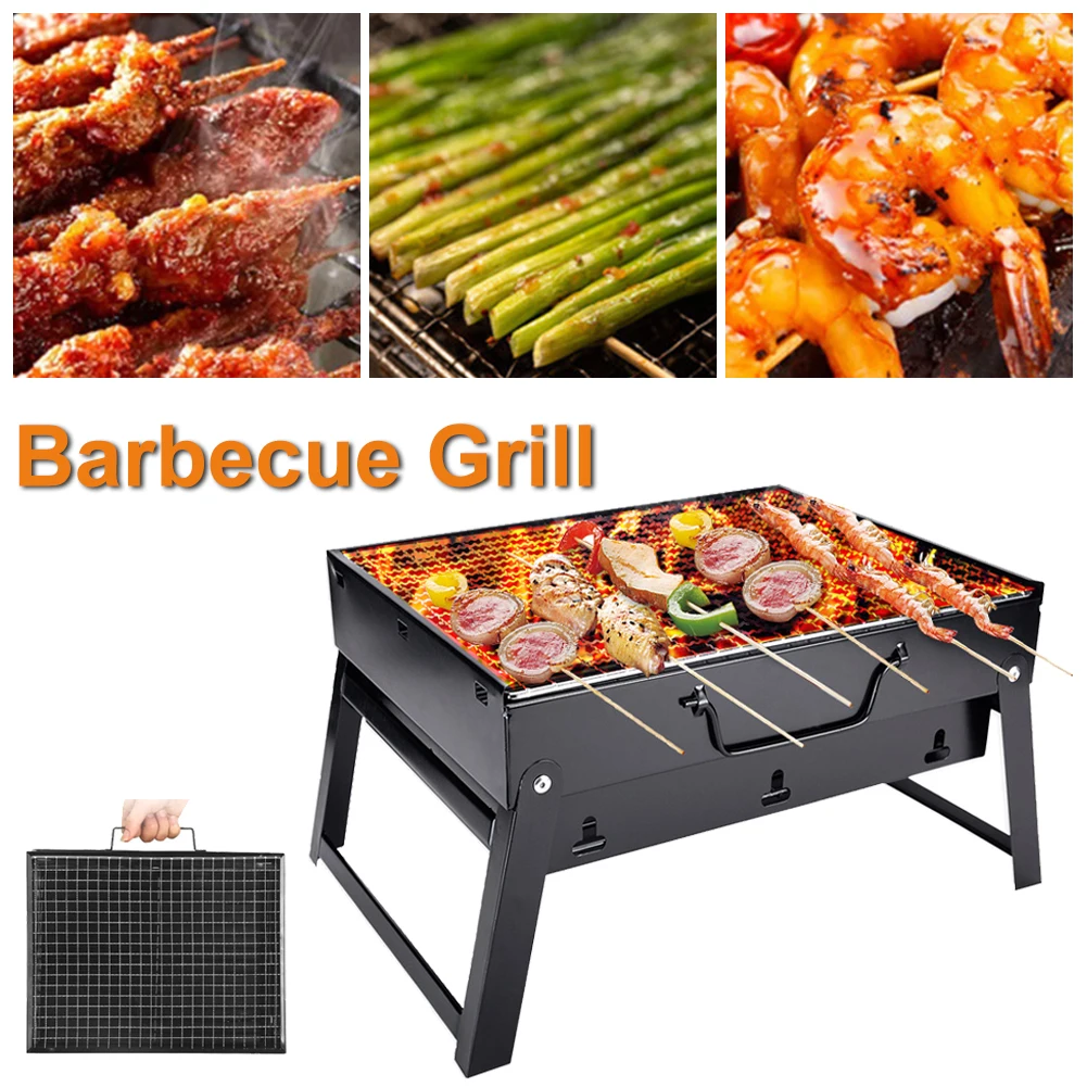 Portable Folding BBQ Grill with Handle Camping Charcoal Grills for Outdoor Picnic Backyard Party Easy to Clean Cooker Meat Tools
Portable Folding BBQ Grill with Handle Camping Charcoal Grills for Outdoor Picnic Backyard Party Easy to Clean Cooker Meat Tools