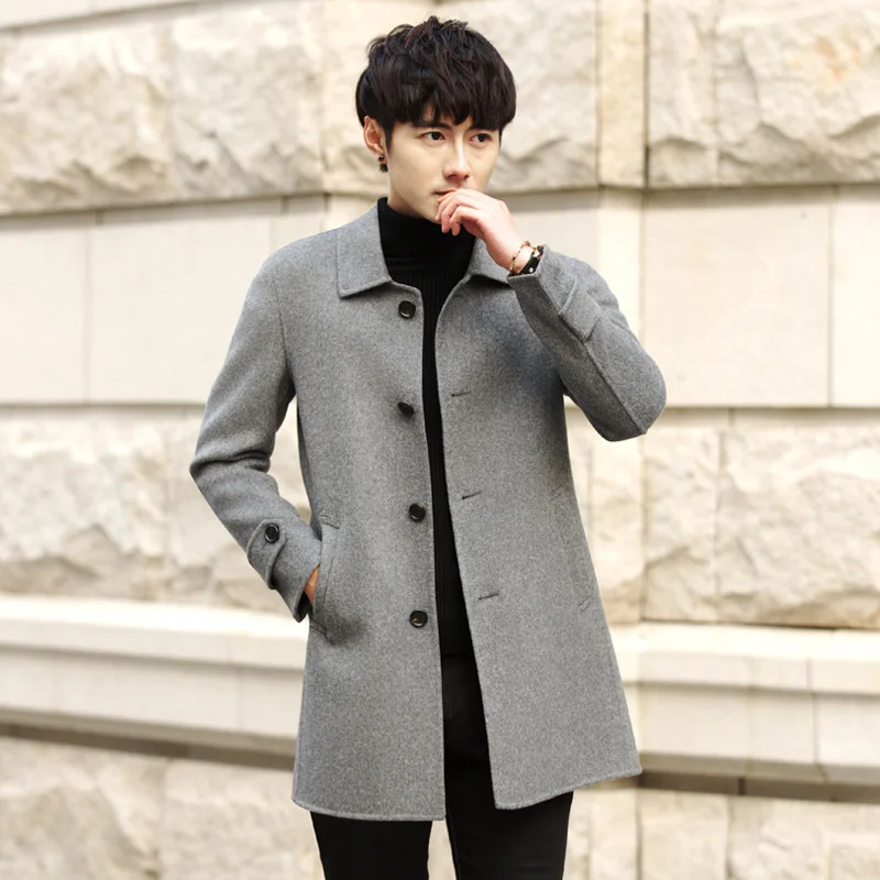 100% Wool Men Casual Double-sided Spring Male Jacket Overcoat Mens Coat and Jackets Casaco Masculino SM105 KJ1922
100% Wool Men Casual Double-sided Spring Male Jacket Overcoat Mens Coat and Jackets Casaco Masculino SM105 KJ1922