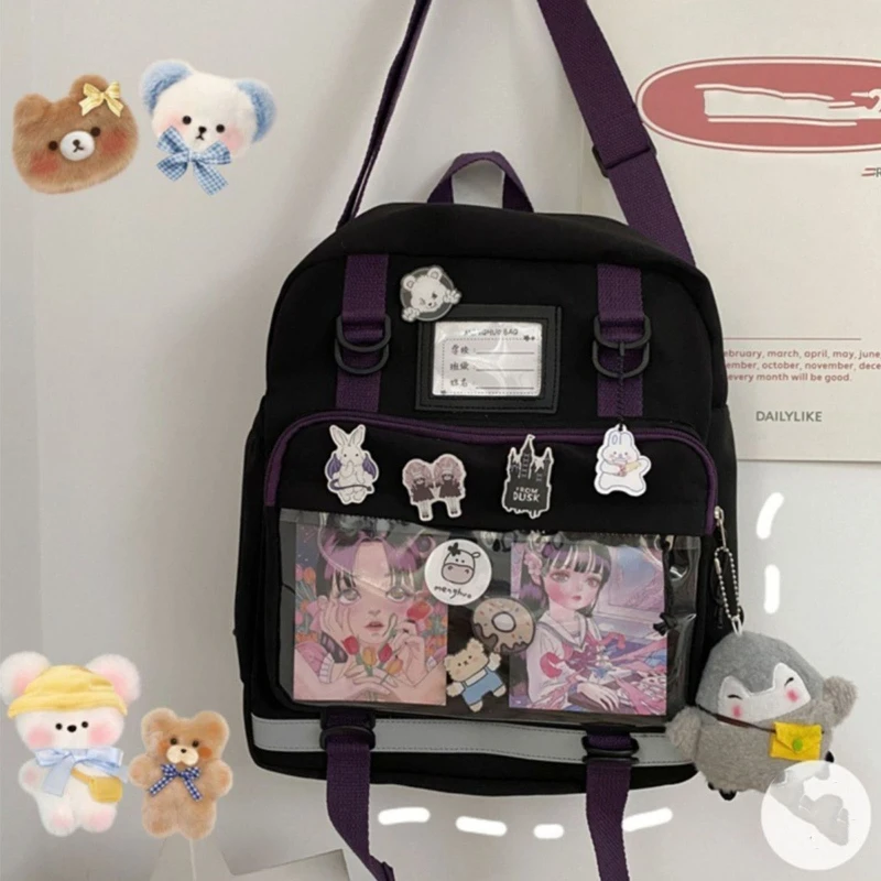 Women Nylon Backpack School Bag Ladies Casual Daypack Small Shoulder Bags Convertible Crossbody Travel Rucksack for Student Teen
Women Nylon Backpack School Bag Ladies Casual Daypack Small Shoulder Bags Convertible Crossbody Travel Rucksack for Student Teen