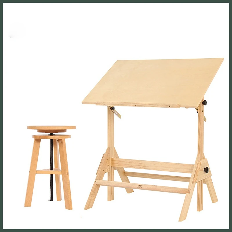 Wooden Drawing Board Engineering Drawing Table Sketch Lifting Inclined Studio Building Painting Easel Pine Wooden
Wooden Drawing Board Engineering Drawing Table Sketch Lifting Inclined Studio Building Painting Easel Pine Wooden