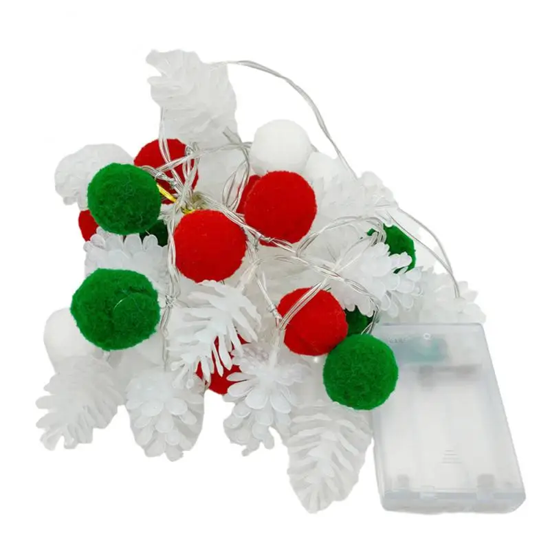 LED Fairy String Light Christmas Decorations Pinecone Wool Ball Holiday Wedding Party Decor Garland Lights Natal Navidad Noel
LED Fairy String Light Christmas Decorations Pinecone Wool Ball Holiday Wedding Party Decor Garland Lights Natal Navidad Noel