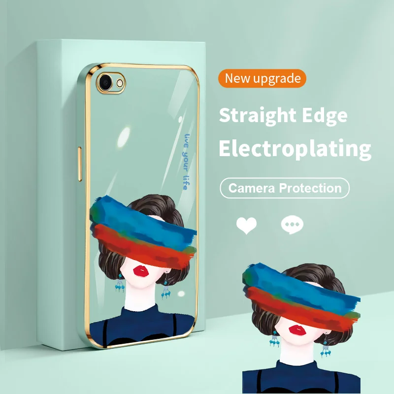 Graffiti Eyes Girl Plating Lens Protection Phone Case for vivo V5 Plus X9 V11i V15 V17 V20 S1 Pro China S7 S7T Z3 Z3i
Graffiti Eyes Girl Plating Lens Protection Phone Case for vivo V5 Plus X9 V11i V15 V17 V20 S1 Pro China S7 S7T Z3 Z3i