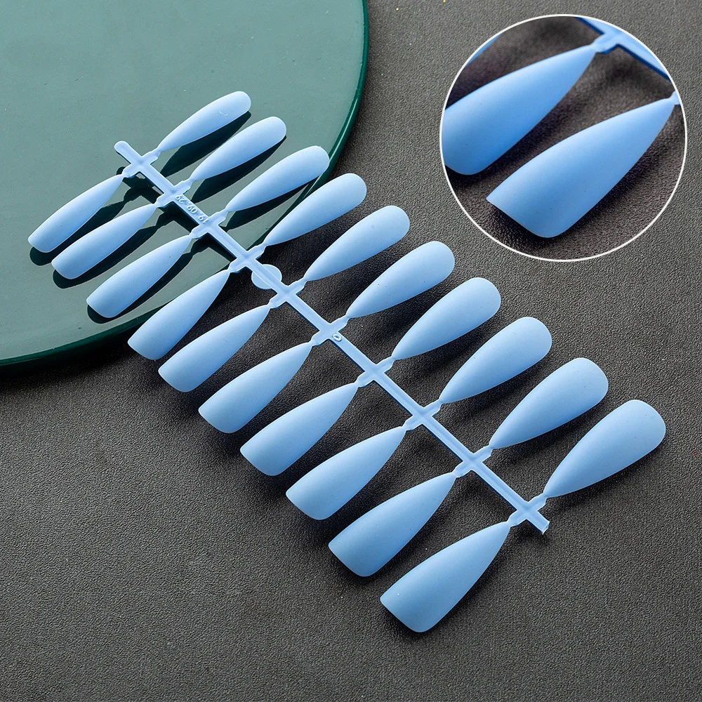 1Pcs Embryo Solid Color Full Cover Matte False Nails DIY Wearable Nail Extension Acrylic Fake Nail Press on Stiletto Nails
1Pcs Embryo Solid Color Full Cover Matte False Nails DIY Wearable Nail Extension Acrylic Fake Nail Press on Stiletto Nails
