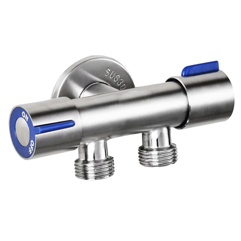 304 Stainless Steel One In Two Out Double Handle Dual Control Single Cold Spray Gun Washing Machine Quick Opening Faucet
304 Stainless Steel One In Two Out Double Handle Dual Control Single Cold Spray Gun Washing Machine Quick Opening Faucet