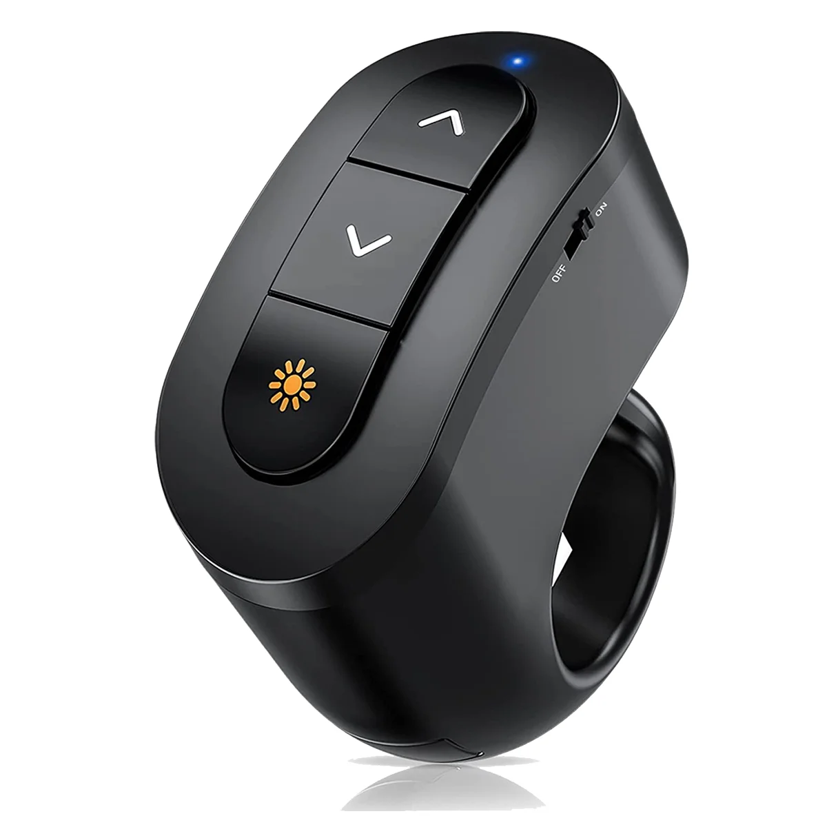 2.4GHz Rechargeable Wireless Presenter Finger Ring with Red Light USB Presentation Remote for Win 10 8 7 XP Power Point
2.4GHz Rechargeable Wireless Presenter Finger Ring with Red Light USB Presentation Remote for Win 10 8 7 XP Power Point