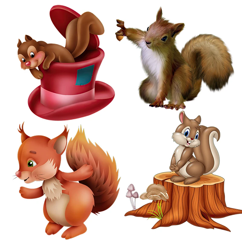 CX62 Lovely Forest Squirrel Cartoon Animal Wall Sticker Kid's Place Decoration 
CX62 Lovely Forest Squirrel Cartoon Animal Wall Sticker Kid's Place Decoration