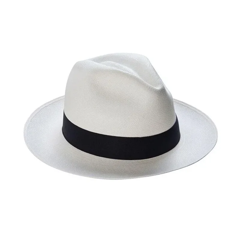 Adjustable Classic Panama Hat-Handmade In Ecuador Vintage Panama Hat Men Straw Fedora Male Sun hat Women Summer Beach British
Adjustable Classic Panama Hat-Handmade In Ecuador Vintage Panama Hat Men Straw Fedora Male Sun hat Women Summer Beach British