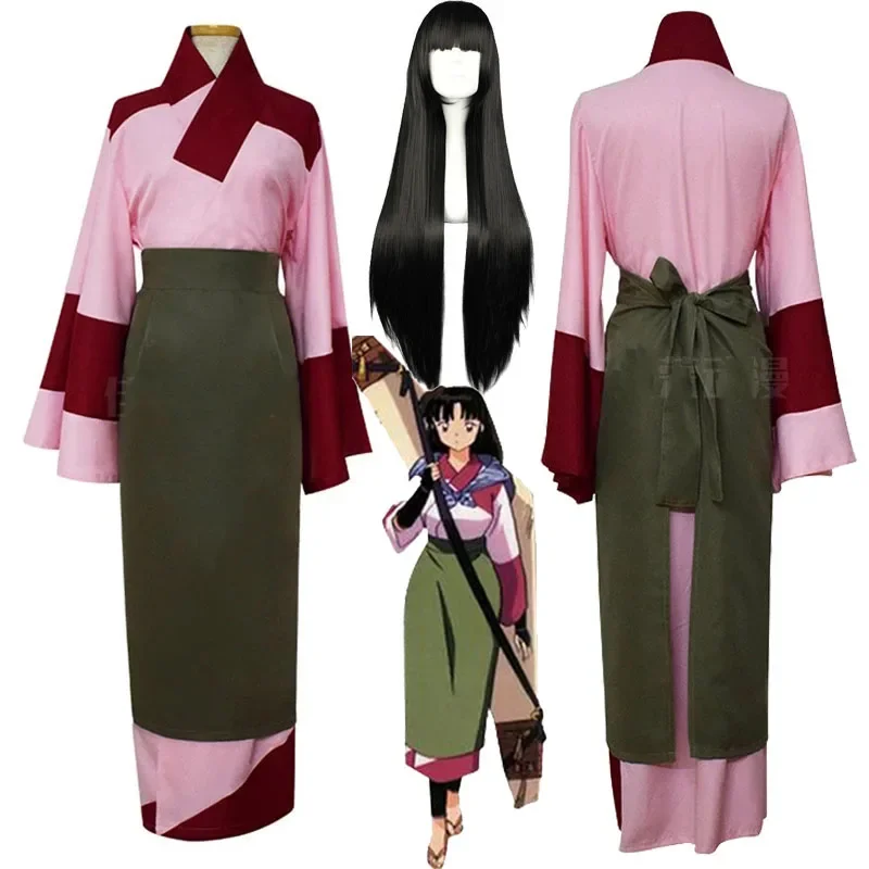 Anime InuYasha Sango Kimono Cosplay Costume Women Girls Japanese InuYasha Sango Kimon COS Halloween Carnival Clothing
Anime InuYasha Sango Kimono Cosplay Costume Women Girls Japanese InuYasha Sango Kimon COS Halloween Carnival Clothing