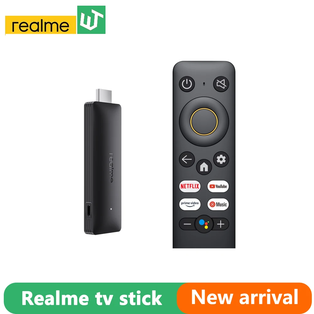 Realme Smart Google TV Stick 1GB RAM 8GB ROM ARM Cortex A53 Bluetooth 5.0 Media Player Google Assistant Global Version
Realme Smart Google TV Stick 1GB RAM 8GB ROM ARM Cortex A53 Bluetooth 5.0 Media Player Google Assistant Global Version