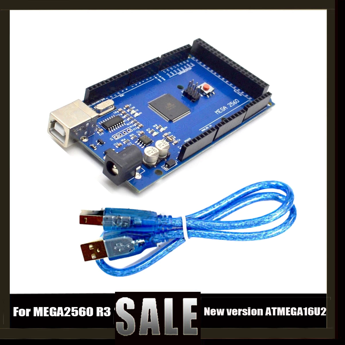 New Upgraded Version Of Mega2560 R3 Development Board Atmega16u2 Improved Version With Ch340g To Send Data Cable
New Upgraded Version Of Mega2560 R3 Development Board Atmega16u2 Improved Version With Ch340g To Send Data Cable