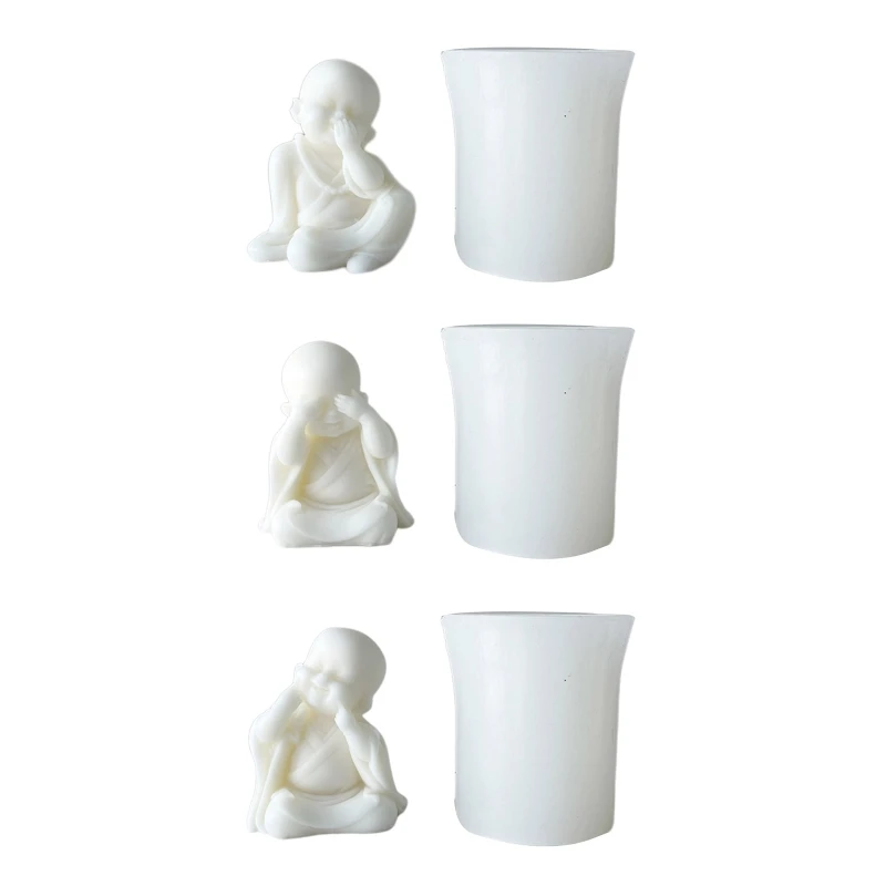 R3MC Cute Monk Epoxy Resin Mold Making Soap Melt Resin Polymer Clay Home Decorations
R3MC Cute Monk Epoxy Resin Mold Making Soap Melt Resin Polymer Clay Home Decorations