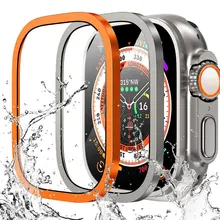 애플워치필름 애플 워치 시리즈 7 용 화면 보호기, 부드러운 유리, 9D HD 풀 필름, iWatch 6, 5, 3, se, 44mm, 40mm, 42mm, 38mm, 45mm, 41mm, 8 액세서리 후기 및 관련상품 가격비교 11 애플 워치용 금속 케이스, 울트라 49mm 커버, 강화 유리 화면 보호기, 방수 보호 범퍼, 아이워치 49mm 투명 필름