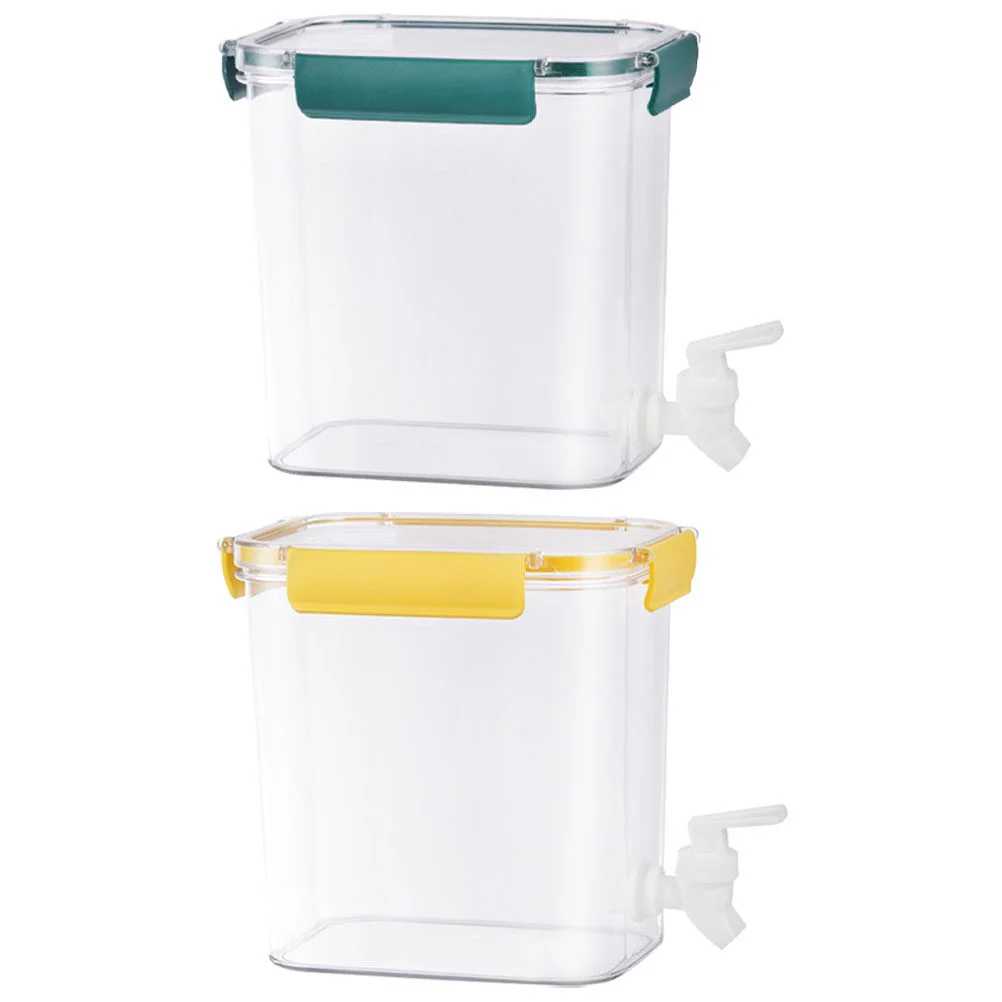 2 Pcs Lemonade Water Jug Fridge Drink Container Water Jug For Fridge Plastic High Capacity Iced Beverage Juice
2 Pcs Lemonade Water Jug Fridge Drink Container Water Jug For Fridge Plastic High Capacity Iced Beverage Juice