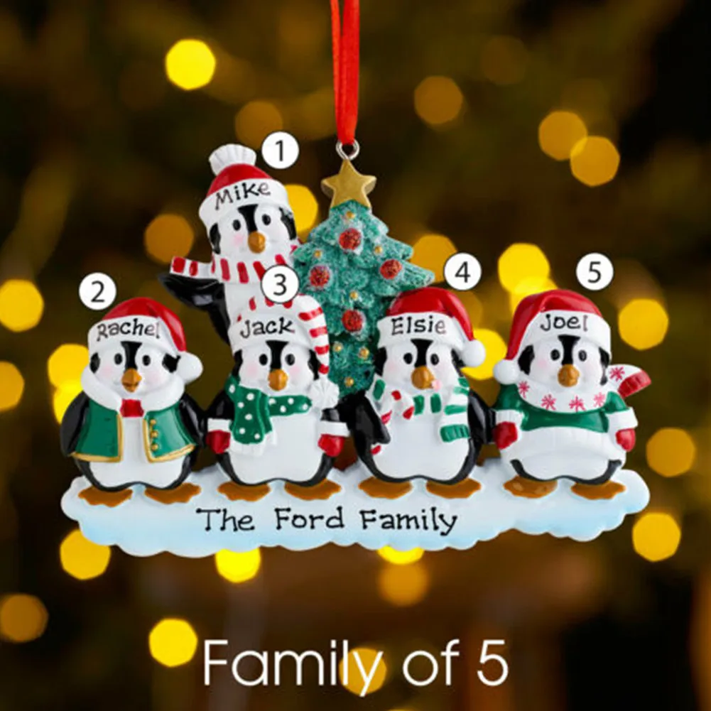 1pc Christmas Tree Pendant Ornament Cute Penguin Family Decoration Christmas Decor Home Decor Party Decor Children Gift
1pc Christmas Tree Pendant Ornament Cute Penguin Family Decoration Christmas Decor Home Decor Party Decor Children Gift