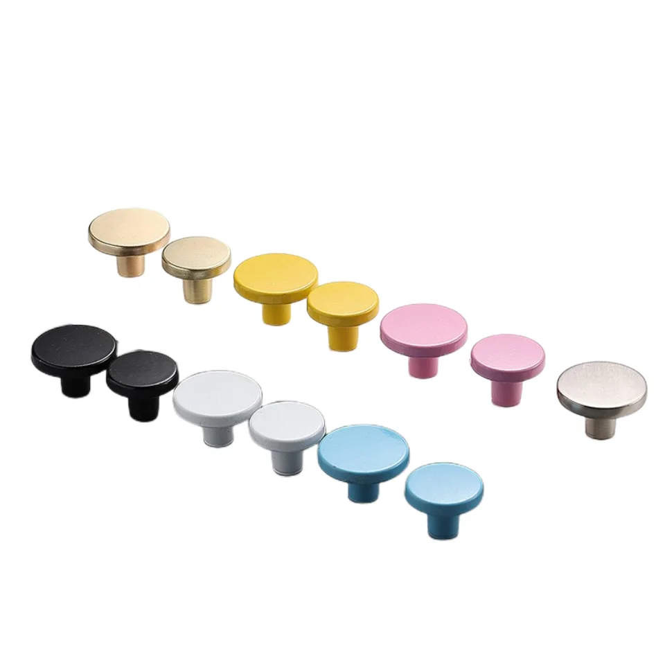 1PC Simple Single Hole Drawer Handles Alloy Color Cabinet Door Handle Circular Handle Copper Brushed Furniture Knobs
1PC Simple Single Hole Drawer Handles Alloy Color Cabinet Door Handle Circular Handle Copper Brushed Furniture Knobs