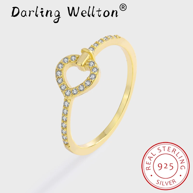 Cassic 18K Gold Heart Shaped Diamond Couple Rings For Women Love Hollow Genuine Sterling S925 Silver Anniversary Gift Jewelry 
Cassic 18K Gold Heart Shaped Diamond Couple Rings For Women Love Hollow Genuine Sterling S925 Silver Anniversary Gift Jewelry