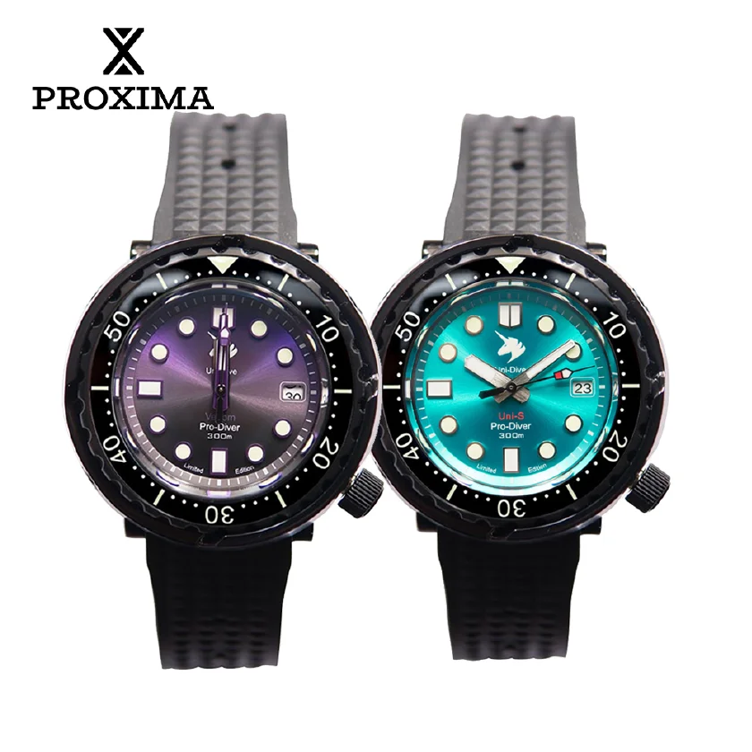 Proxima UD1682-JBZ New Men Dress Automatic Mechanical Watch Tuna 300m Diving Wrist PT5000 Movement Classic High Quality Clock
Proxima UD1682-JBZ New Men Dress Automatic Mechanical Watch Tuna 300m Diving Wrist PT5000 Movement Classic High Quality Clock