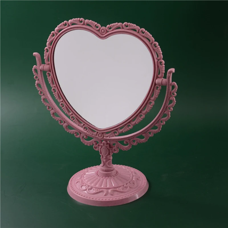 Heart-shaped Double-sided Mirror Small Fresh Retro Makeup Desktop Mirror Creative European Style Double-sided Mirror
Heart-shaped Double-sided Mirror Small Fresh Retro Makeup Desktop Mirror Creative European Style Double-sided Mirror