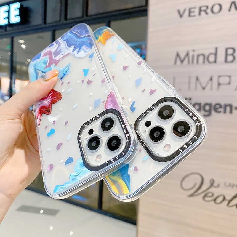 WaterColor Phone Case For iPhone 13 Pro Max Case Clear Shockproof Funda iPhone 11 12 13 Mini X XS XR 6 6s 7 8 Plus SE 2020 Cover
WaterColor Phone Case For iPhone 13 Pro Max Case Clear Shockproof Funda iPhone 11 12 13 Mini X XS XR 6 6s 7 8 Plus SE 2020 Cover