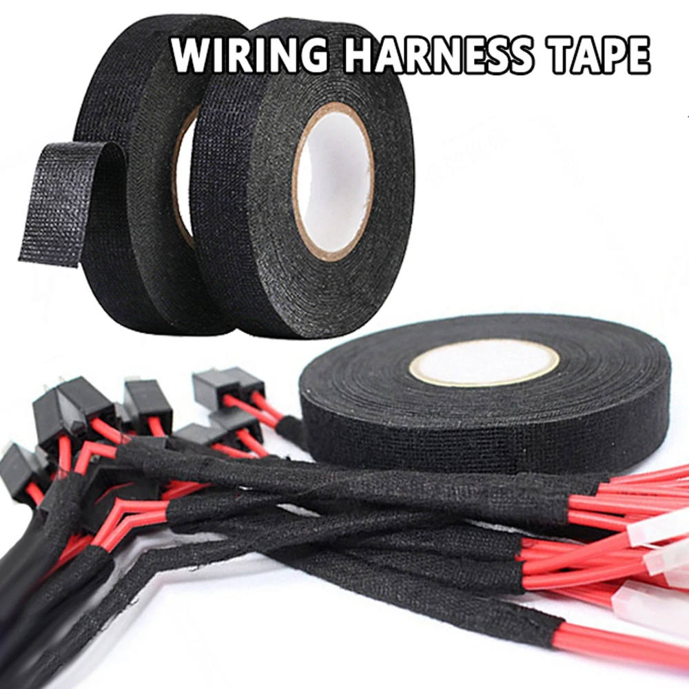 15 Meters Automotive Wiring Harness Tape Multipurpose Self Adhesive Tape Heat-resistant Felt Wiring Loom Electrical Tape
15 Meters Automotive Wiring Harness Tape Multipurpose Self Adhesive Tape Heat-resistant Felt Wiring Loom Electrical Tape