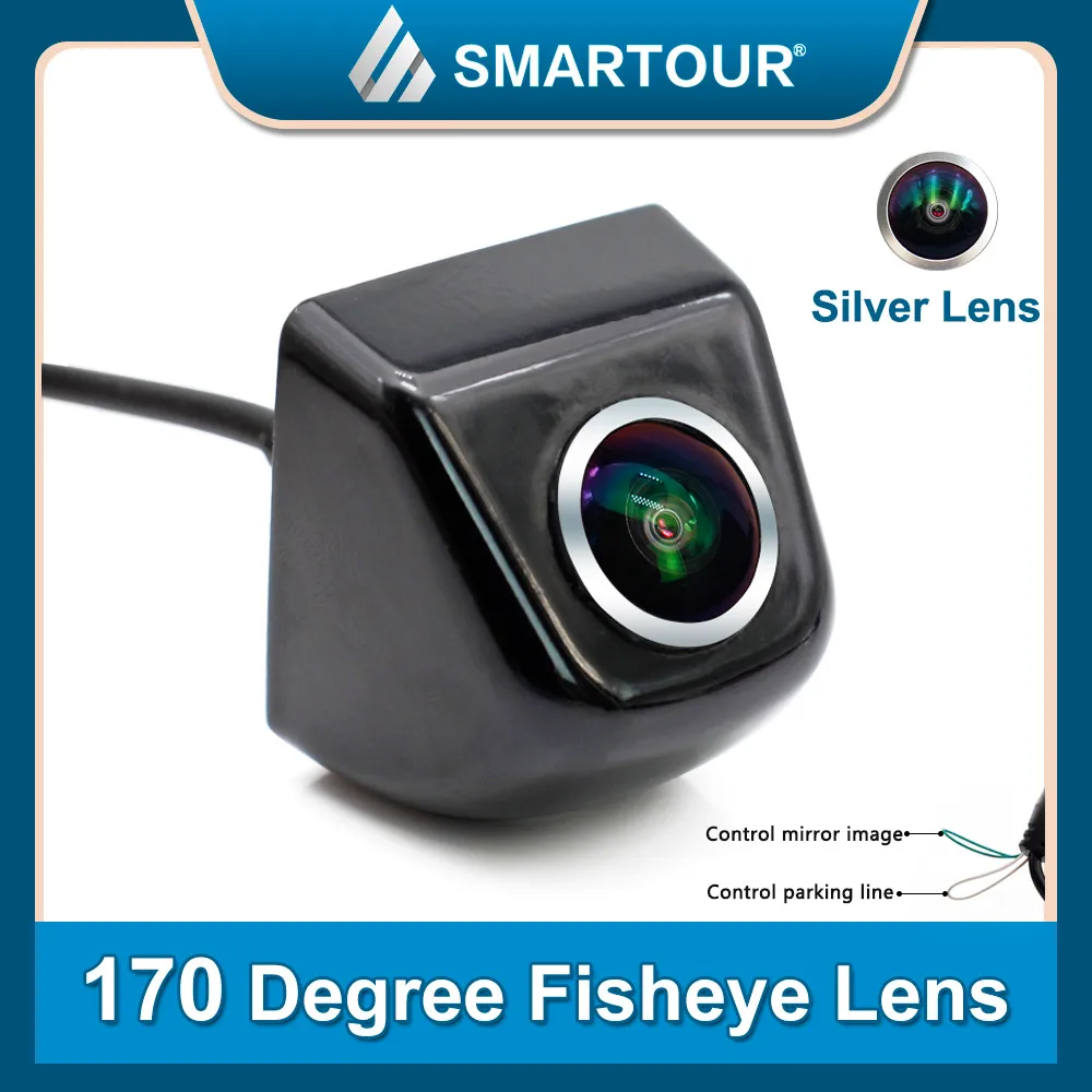 

Smartour Car fisheye 170 degree wide angle reversing camera starlight night vision rear view backup camera AHD 720 25HZ 12V CCD