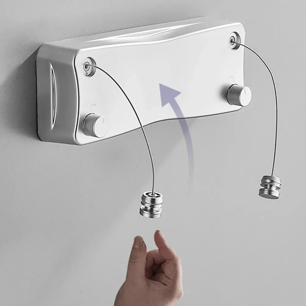 Retratil Clothesline Tendedero Accessories Bathroom Rack Varal Line Drying Stretch Retractable Cloth Retractable Double
Retratil Clothesline Tendedero Accessories Bathroom Rack Varal Line Drying Stretch Retractable Cloth Retractable Double