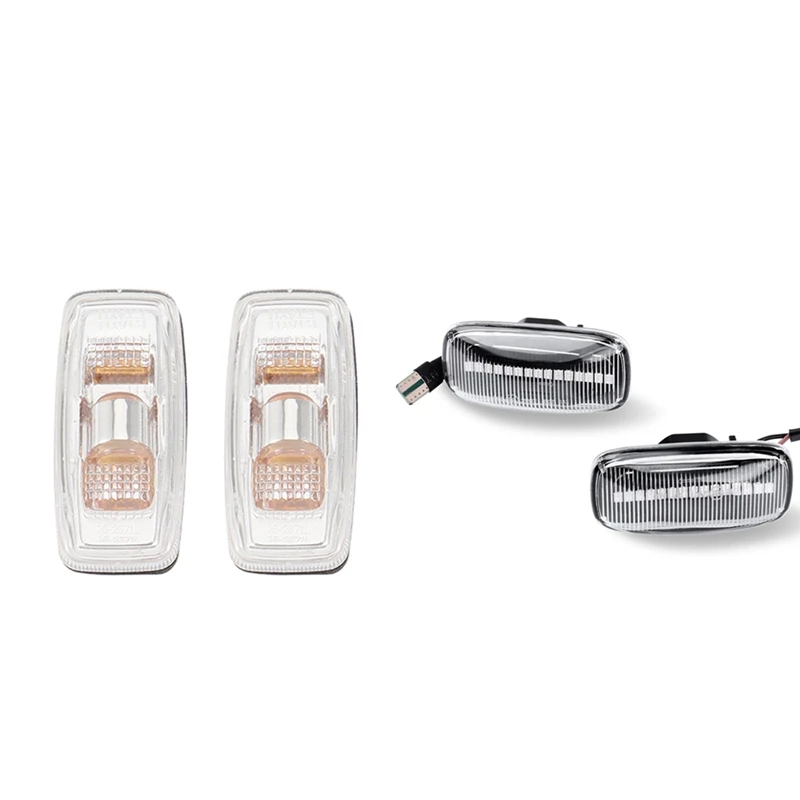 NEW-4 Pcs Car Accessories:2 Pcs Car Dynamic Side Marker Light Turn Signal Light & 2 Pcs Car Side Marker Light Turn Lamp
NEW-4 Pcs Car Accessories:2 Pcs Car Dynamic Side Marker Light Turn Signal Light & 2 Pcs Car Side Marker Light Turn Lamp