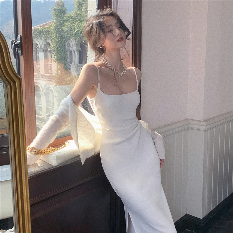 Summer Elegant Women's Fashion Strap Party Midi Dresses Lady One Pice Sleeveless Holiday Beach Clothing
Summer Elegant Women's Fashion Strap Party Midi Dresses Lady One Pice Sleeveless Holiday Beach Clothing