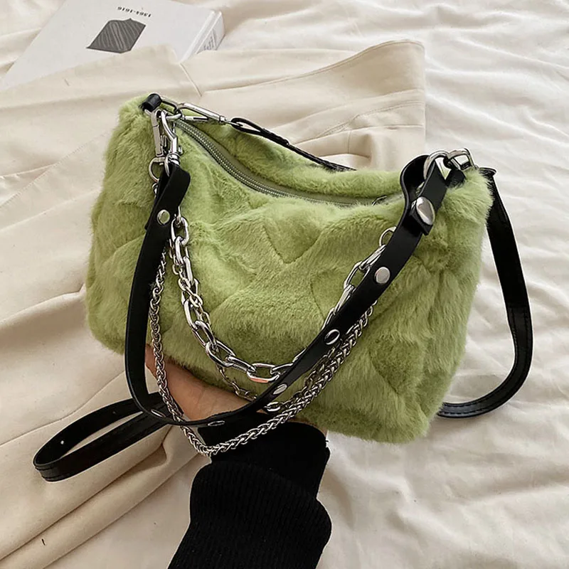 Winter Ladies Shoulder Bag Fashion Plush Woman Crossbody Bags High quality Chain Handbags Sense of luxury Brand Heart Armpit Bag
Winter Ladies Shoulder Bag Fashion Plush Woman Crossbody Bags High quality Chain Handbags Sense of luxury Brand Heart Armpit Bag