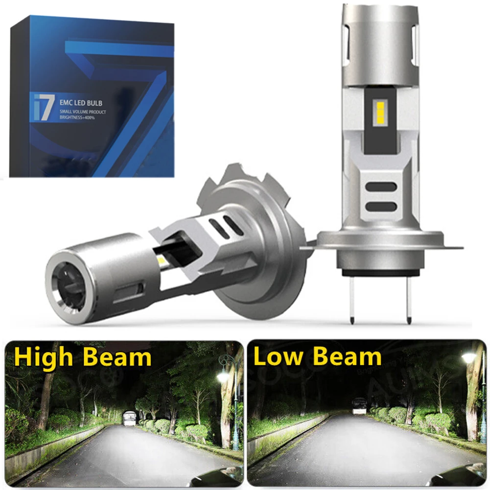 2pcs H7 LED Headlight Bulb With Fan High Low Beam Super Bright 6000K White Canbus 5530 CSP LED Chips Car Headlight Lamp Bulb
2pcs H7 LED Headlight Bulb With Fan High Low Beam Super Bright 6000K White Canbus 5530 CSP LED Chips Car Headlight Lamp Bulb
