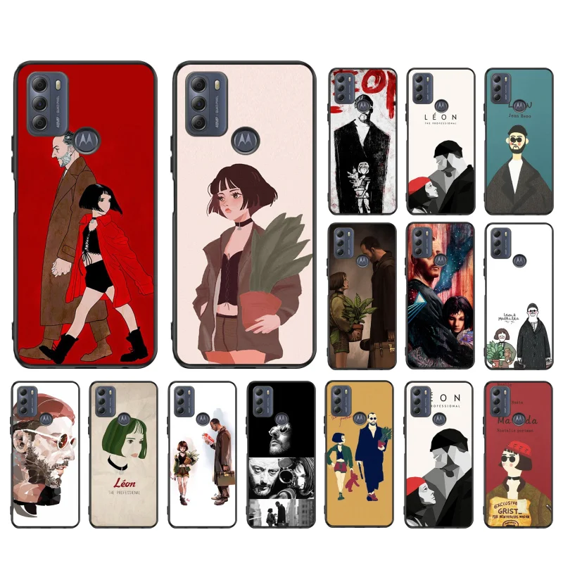 

Leon Matilda Natalie Portman Movie Phone Case for Motorola Moto One E7 power E7Plus E6S E20 E40 One Fusion plus Edge 20 Fusion