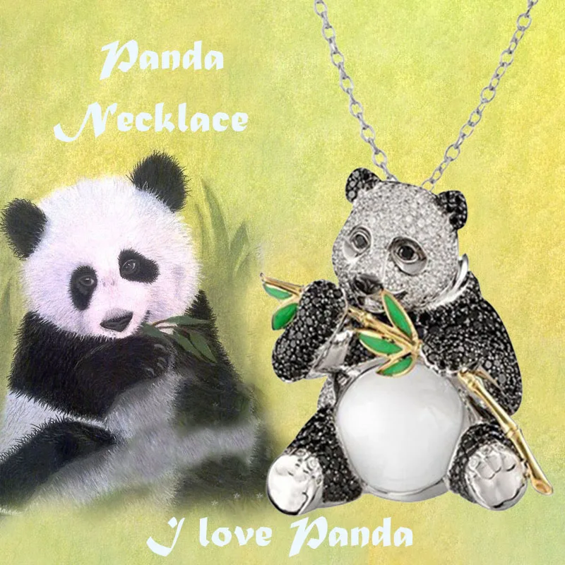 Panda Necklace Inlaid Animal Pendant Ladies Fashion Cute Trend Jewelry Classic Accessories Wholesale Send Girlfriend Gift
Panda Necklace Inlaid Animal Pendant Ladies Fashion Cute Trend Jewelry Classic Accessories Wholesale Send Girlfriend Gift