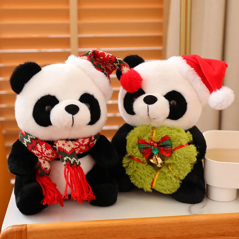 25cm Christmas Panda Bear Toys Stuffed Panda Plushies With Red Hat Santa Kawaii Animal Doll For Kids Baby Girls Dropshipping
25cm Christmas Panda Bear Toys Stuffed Panda Plushies With Red Hat Santa Kawaii Animal Doll For Kids Baby Girls Dropshipping