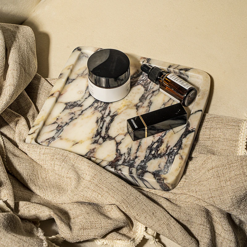 Customized Calacatta Viola Natural Marble Storage Tray Nordic Marble Desktop Jewelry Storage French Decorative Tray Light Luxury
Customized Calacatta Viola Natural Marble Storage Tray Nordic Marble Desktop Jewelry Storage French Decorative Tray Light Luxury