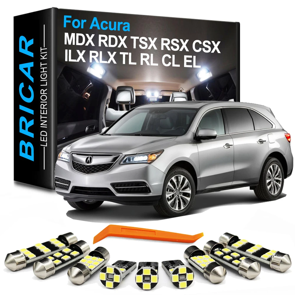 Bricar Canbus Светодиодная лампа внутреннего освещения Kit для Acura MDX RDX TSX RSX CSX ILX RLX TL RL CL EL купол автомобиля, лампа для чтения багажника в помещении
Bricar Canbus Светодиодная лампа внутреннего освещения Kit для Acura MDX RDX TSX RSX CSX ILX RLX TL RL CL EL купол автомобиля, лампа для чтения багажника в помещении