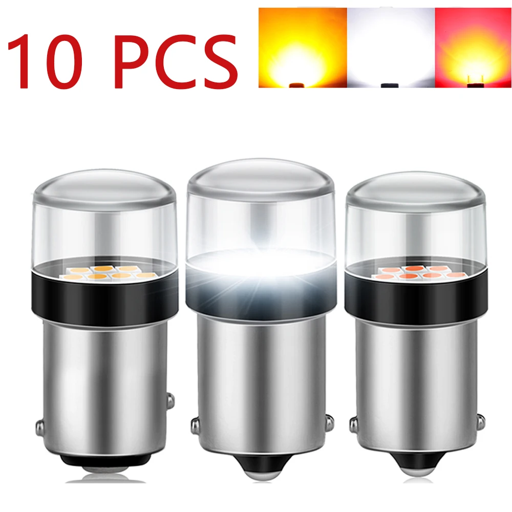 10 PCS Led Lamp Bulbs 1156 P21W BA15S R5W R10W BAU15S 1157 P21/5W BAY15D Car Turn Rear Lights Brake Auto Backup Reverse Lamps
10 PCS Led Lamp Bulbs 1156 P21W BA15S R5W R10W BAU15S 1157 P21/5W BAY15D Car Turn Rear Lights Brake Auto Backup Reverse Lamps