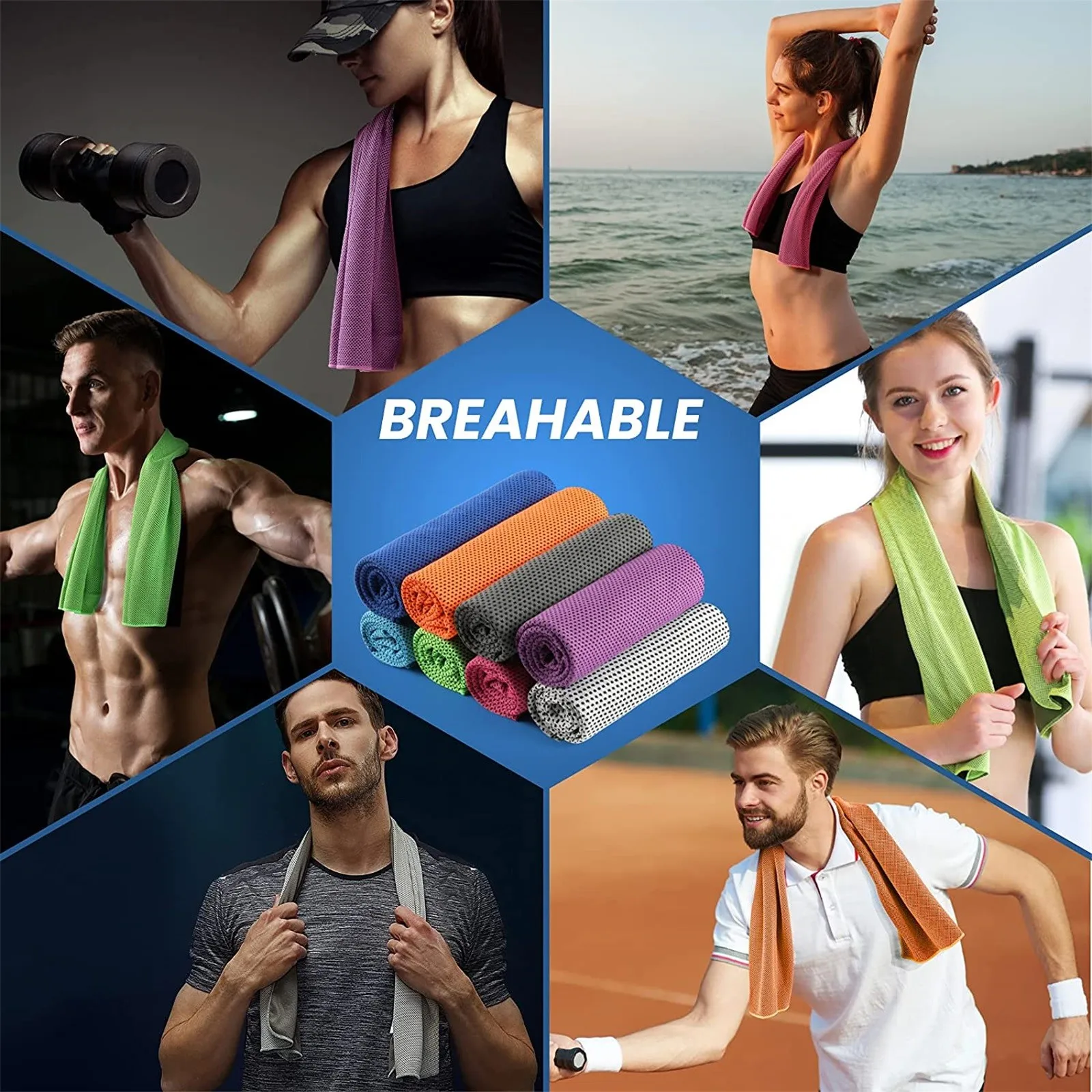 Quick Drying Microfiber Towel Swimming Running Yoga Golf Super Absorbent Bath Towels For Neck Golf Soft Breathable Towel
Quick Drying Microfiber Towel Swimming Running Yoga Golf Super Absorbent Bath Towels For Neck Golf Soft Breathable Towel