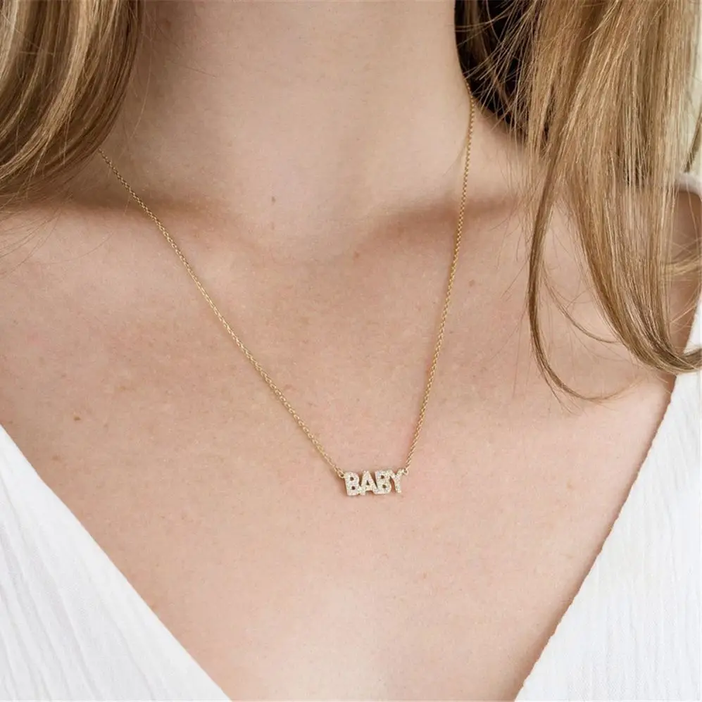 Custom Name Necklaces Diamond Letters Necklace for Women Name Necklaces Personaliz Necklace Crystal Pendant for Women
Custom Name Necklaces Diamond Letters Necklace for Women Name Necklaces Personaliz Necklace Crystal Pendant for Women