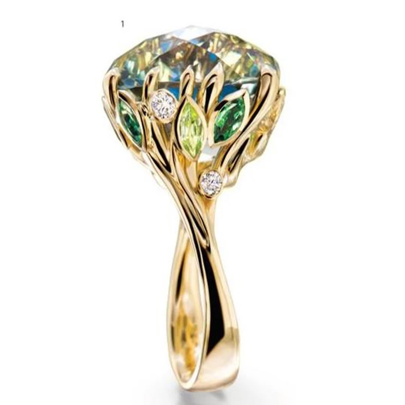 2023 New Luxury Green Leaf Crystal Engagement Rings for Women Jewelry Hand Accessories Temperament Rings Size 5-11
2023 New Luxury Green Leaf Crystal Engagement Rings for Women Jewelry Hand Accessories Temperament Rings Size 5-11