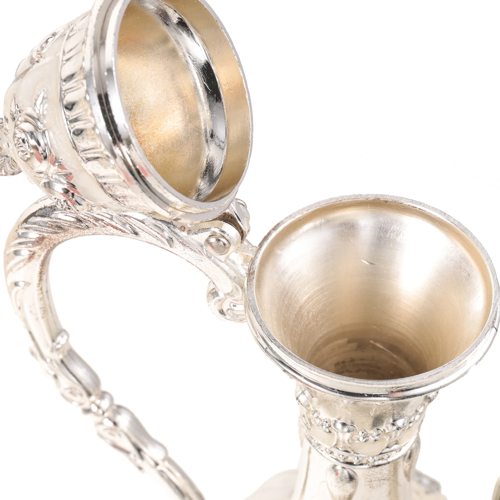 1 Set of Metal Cup Set Retro Style Kettle Artistic Cup Kit Vintage Tea Pot Set 
1 Set of Metal Cup Set Retro Style Kettle Artistic Cup Kit Vintage Tea Pot Set