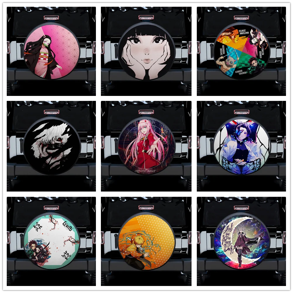 Anime Character Tire Cover Car Outdoor Travel Spare Tire Cover Wheel Protector Weatherproof Car Tire
Anime Character Tire Cover Car Outdoor Travel Spare Tire Cover Wheel Protector Weatherproof Car Tire