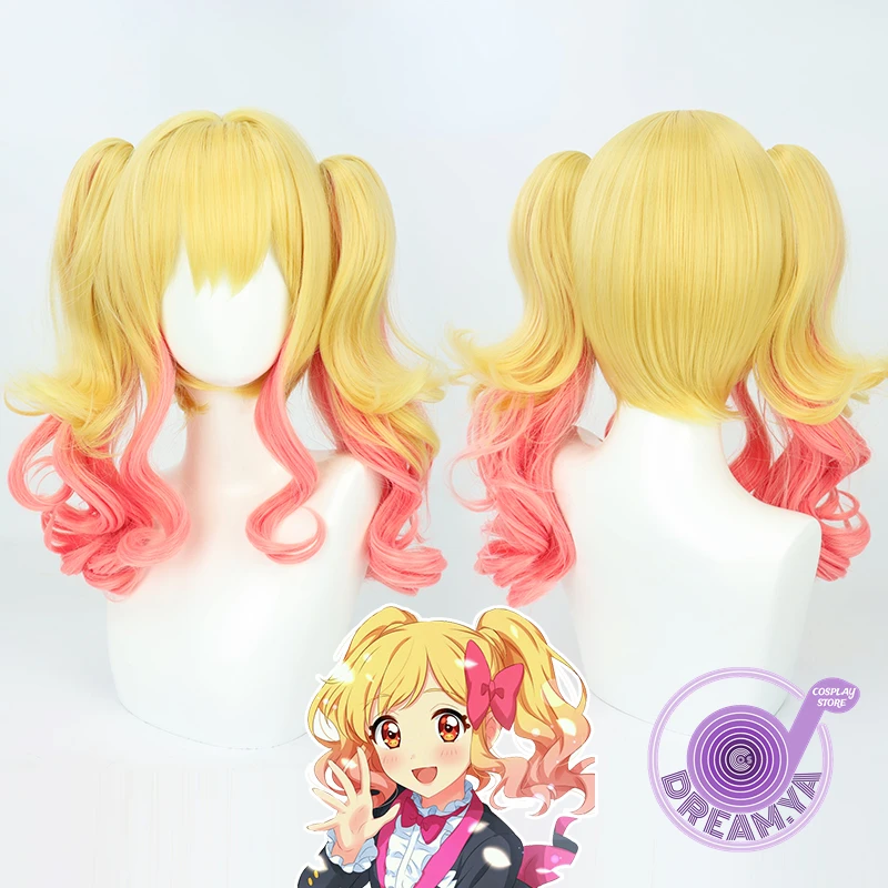 Nijino Yume Cosplay Wig Aikatsu STARS Golden Pink Mixed Curly Ponytails Heat Resistant Synthetic Hair Halloween Party Role Play
Nijino Yume Cosplay Wig Aikatsu STARS Golden Pink Mixed Curly Ponytails Heat Resistant Synthetic Hair Halloween Party Role Play