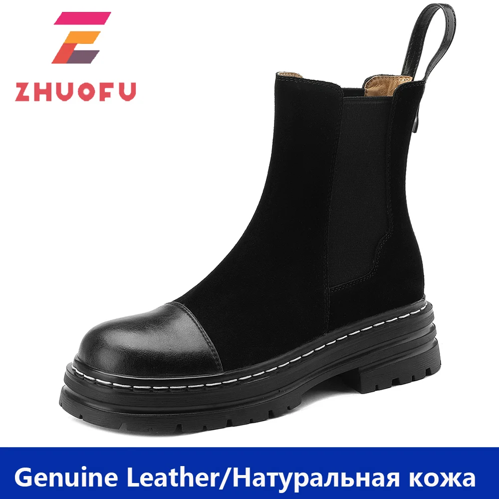 Женские полусапожки ZHUOFU из натуральной кожи, на толстом каблуке, осенне-зимняя обувь на молнии сзади, женские Рабочие повседневные короткие...
Женские полусапожки ZHUOFU из натуральной кожи, на толстом каблуке, осенне-зимняя обувь на молнии сзади, женские Рабочие повседневные короткие...