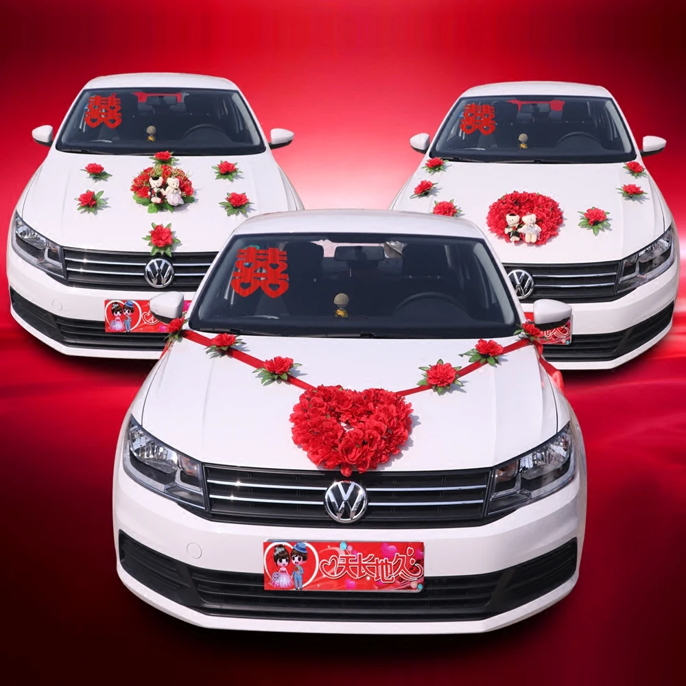Wedding Car Decoration Artificial Flower Supplies Red Heart Simulation Float Layout Engagement Valentine's Day Accessories
Wedding Car Decoration Artificial Flower Supplies Red Heart Simulation Float Layout Engagement Valentine's Day Accessories