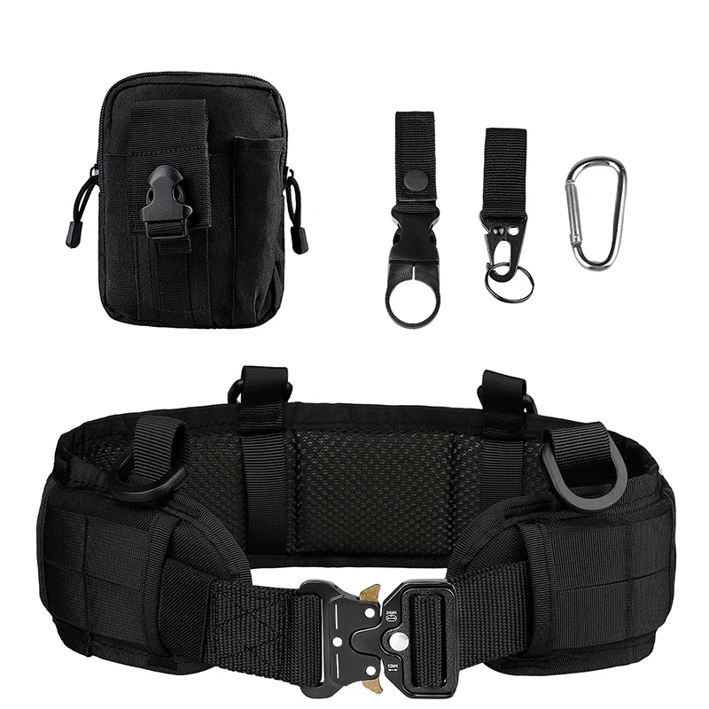 Military Men's Detachable Quick Buckle Tactical Belt Outdoor Hunting Camouflage Nylon Military Training Combat Belt Set
Military Men's Detachable Quick Buckle Tactical Belt Outdoor Hunting Camouflage Nylon Military Training Combat Belt Set