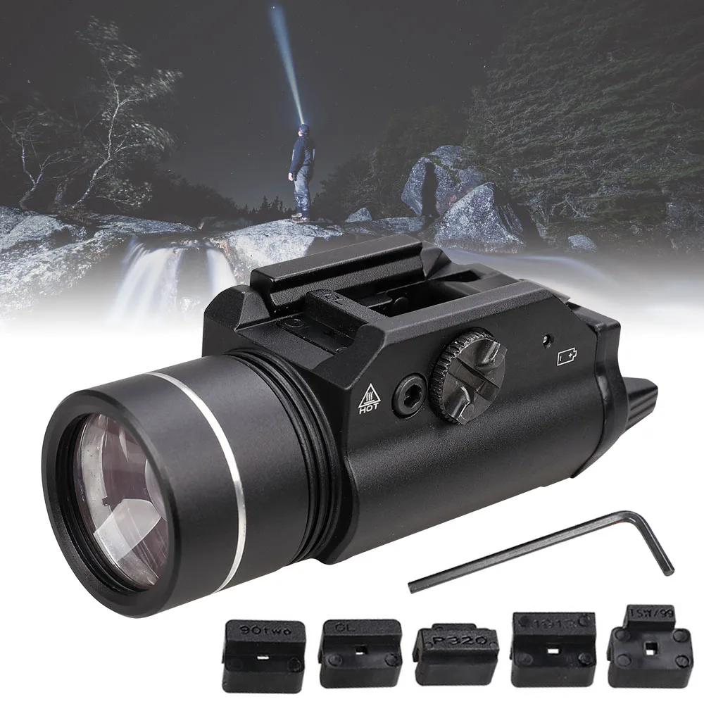 SecurityIng Gun Flashlight Tactical Hunting Torch Weapon Light 1000LM Long Shot Lights Weaponlight Strobe Powerful Flashlight
SecurityIng Gun Flashlight Tactical Hunting Torch Weapon Light 1000LM Long Shot Lights Weaponlight Strobe Powerful Flashlight