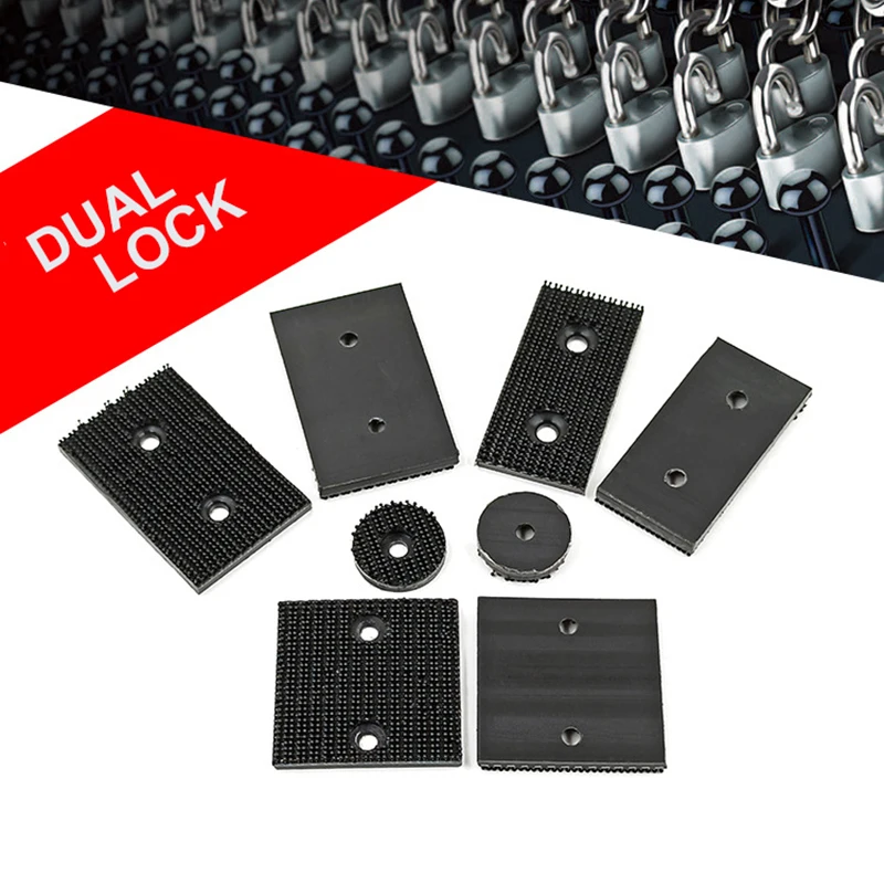 3M Dual Lock Reclosable Fastener SJ3767 Black Mushroom Tape with Acrylic Backing Tape Die-Cut Piece Part Stem Density 400 Black
3M Dual Lock Reclosable Fastener SJ3767 Black Mushroom Tape with Acrylic Backing Tape Die-Cut Piece Part Stem Density 400 Black