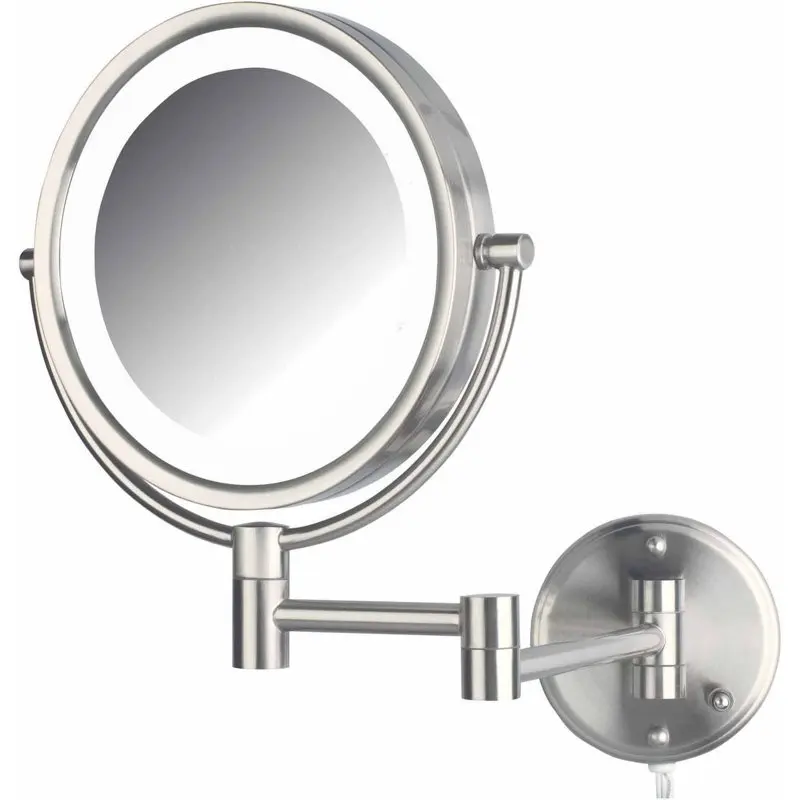 Free Shipping Jerdon HL88NL 8.5" LED Lighted Wall Mount Makeup Mirror with 8x Magnification Nickel Finish
Free Shipping Jerdon HL88NL 8.5" LED Lighted Wall Mount Makeup Mirror with 8x Magnification Nickel Finish