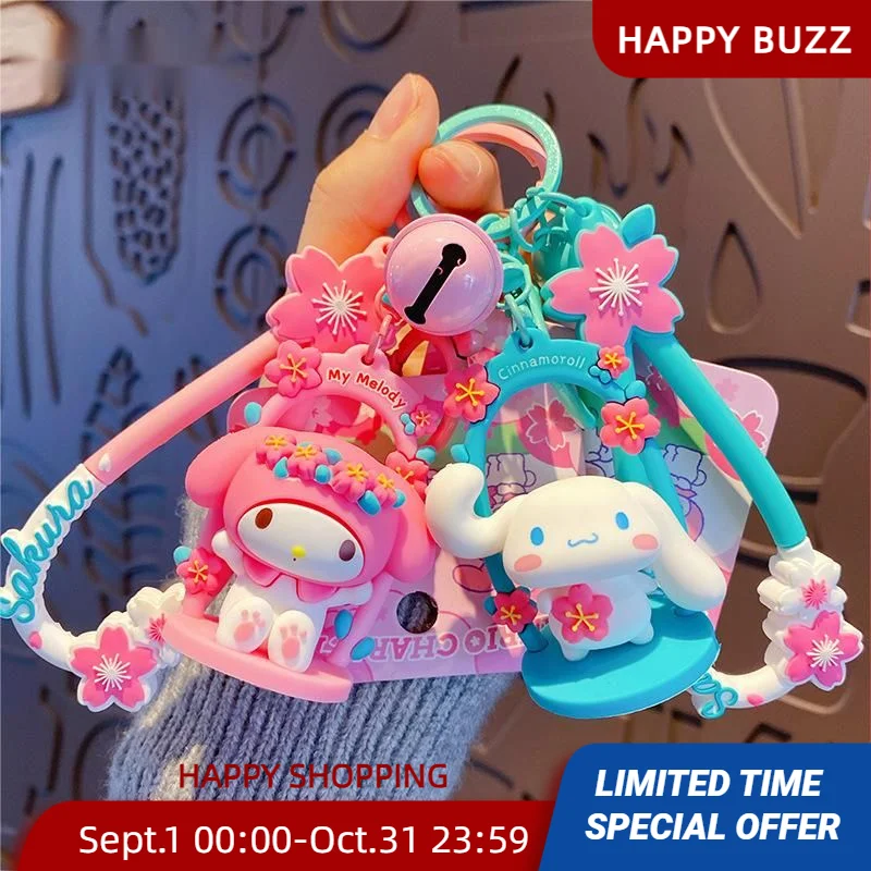 Kawaii Anime Sanrio Hello Kitty Keychain Kuromi My Melody Backpack Pendan Model PVC Key Ring Cinnamoroll Figurine Birthday Gifts
Kawaii Anime Sanrio Hello Kitty Keychain Kuromi My Melody Backpack Pendan Model PVC Key Ring Cinnamoroll Figurine Birthday Gifts