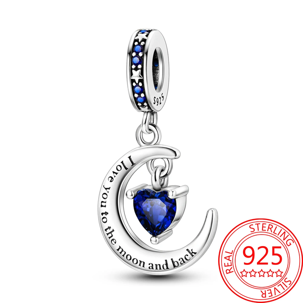 Оригинальные декоративные аксессуары, браслет из серебра 925 пробы с синим драгоценным камнем, браслет Pandora, романтичные подарки для свиданий 
Оригинальные декоративные аксессуары, браслет из серебра 925 пробы с синим драгоценным камнем, браслет Pandora, романтичные подарки для свиданий